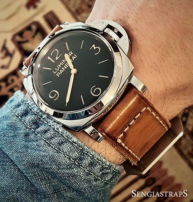 Cinturino Per Orologio In Vera Pelle Nabuk Da 18 Mm, 20